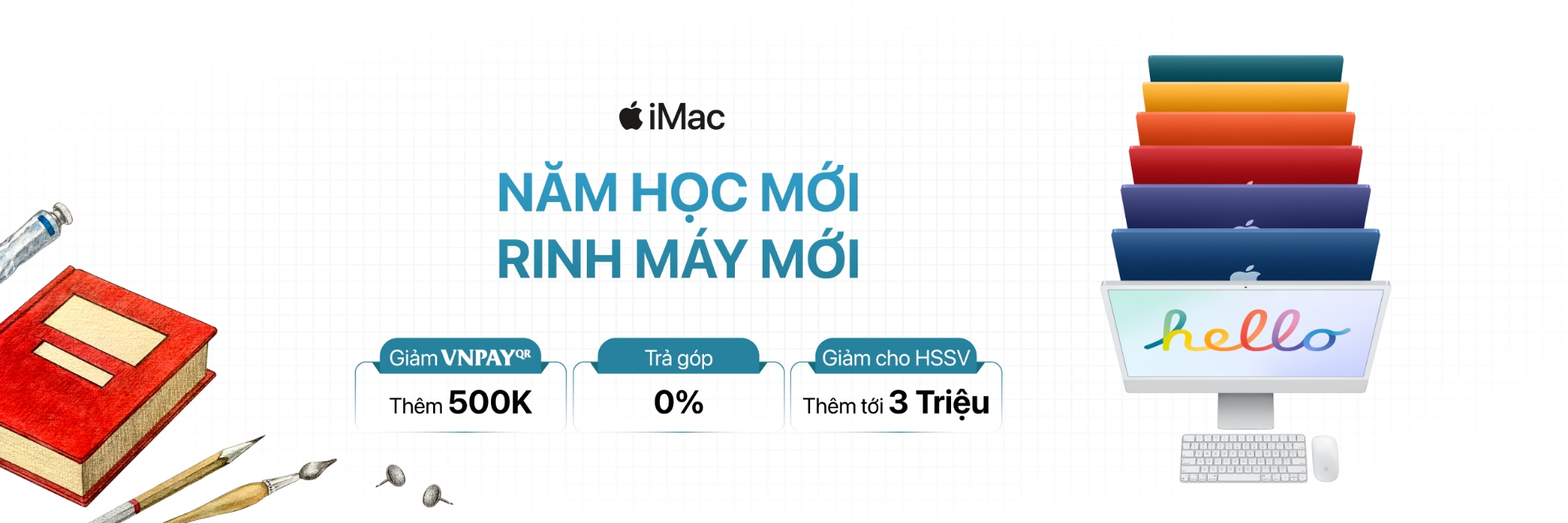 Hình ảnh cho danh mục NĂM HỌC MỚI, RINH MÁY MỚI - ƯU ĐÃI ĐỘC QUYỀN DÀNH CHO HỌC SINH SINH VIÊN